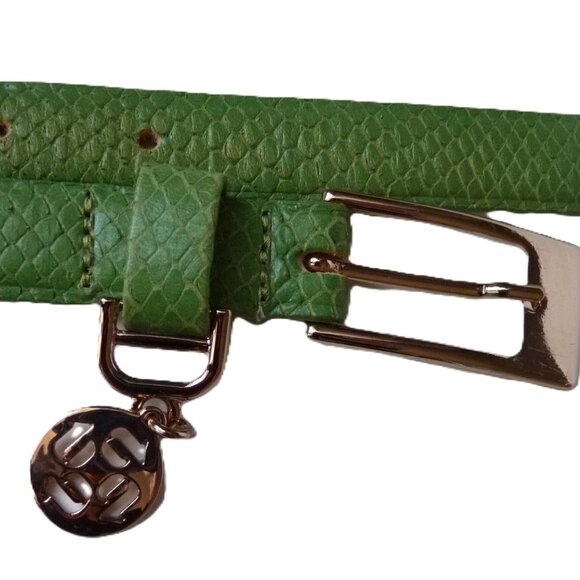 Ted Baker green snake leather belt 29-33\
